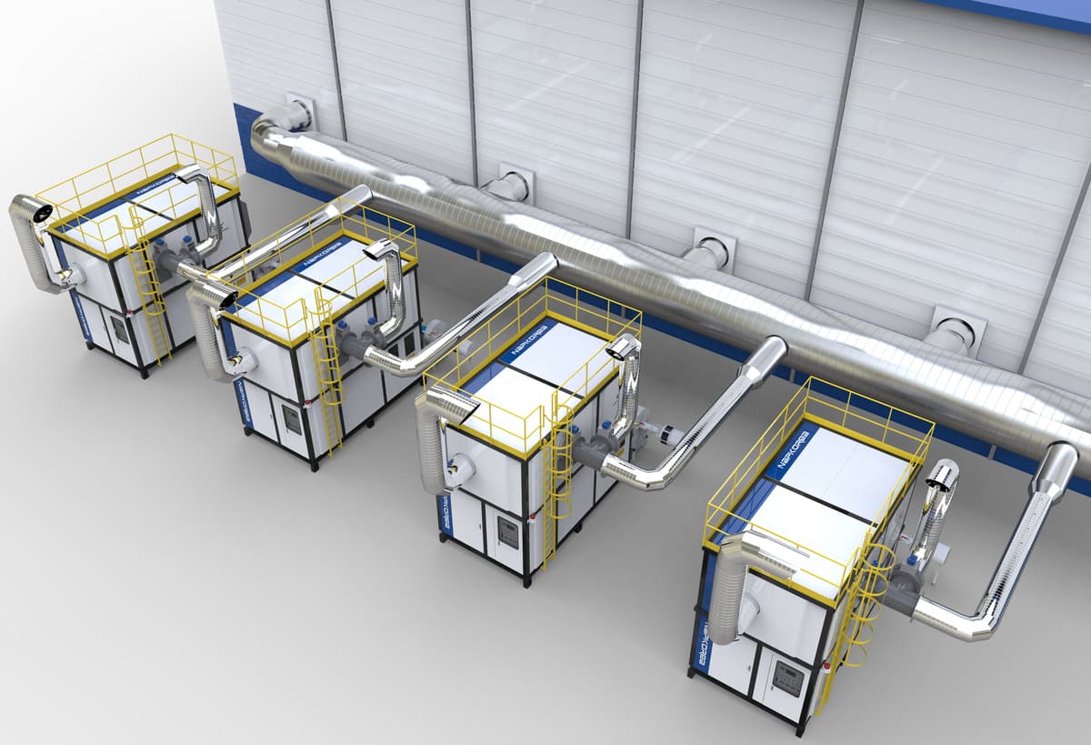 NK-RTO (축열연소산화설비) 플로우 차트